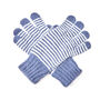 Stripe Angora Knit Gloves, thumbnail 6 of 9