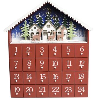 Fill Your Own Personalised LED House Advent Calendar, 6 of 7