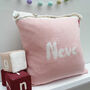 Personalised Knitted Bunny Cushion, thumbnail 2 of 9