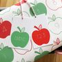 Apple Letters And Numbers Wrapping Paper Set, thumbnail 10 of 10