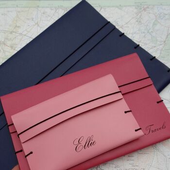Engraved Personalised Leather Passport Holder, 9 of 12