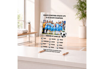 Football Coach Thank You Photo Plaque, 2 of 3