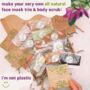 30th Birthday Organic Vegan Make Your Own Skincare Gift, thumbnail 2 of 5