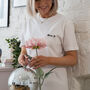 Embroidered Personalised Retro Mrs T Shirt, thumbnail 5 of 7
