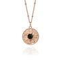 Black Onyx Sun Necklace, thumbnail 5 of 8