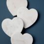 Set Of Four Heart Marble Coasters, thumbnail 3 of 4