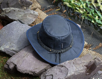 The Wilderness Waxed Cotton Hat Unisex Hats, 10 of 11