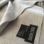 Personalised Unisex Grey Pure Cashmere Wrap Shawl Scarf, thumbnail 3 of 10