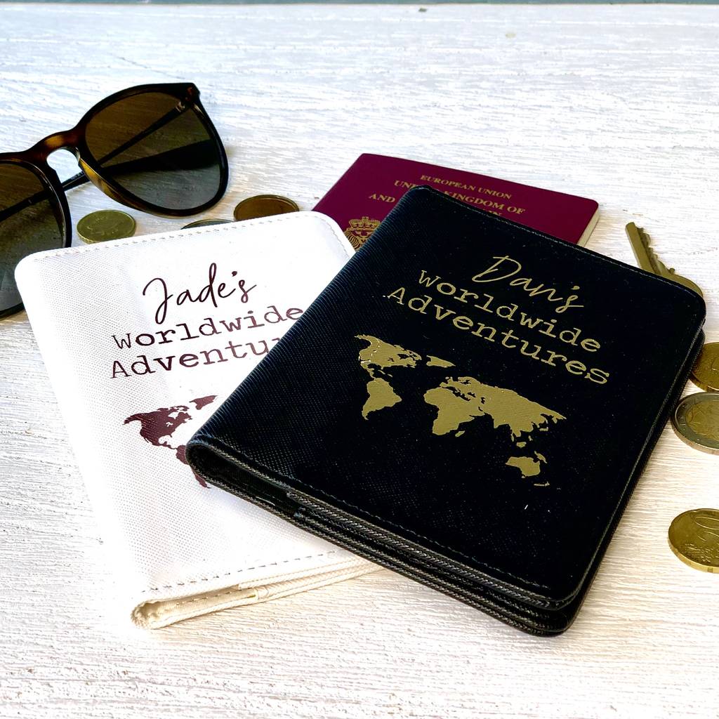 Personalised Worldwide Adventures Passport Cover, 1 of 3