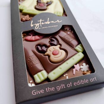 Sweater Weather Christmas Chocolate Bar, 4 of 4