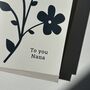 Floral Card For Nana, thumbnail 3 of 6