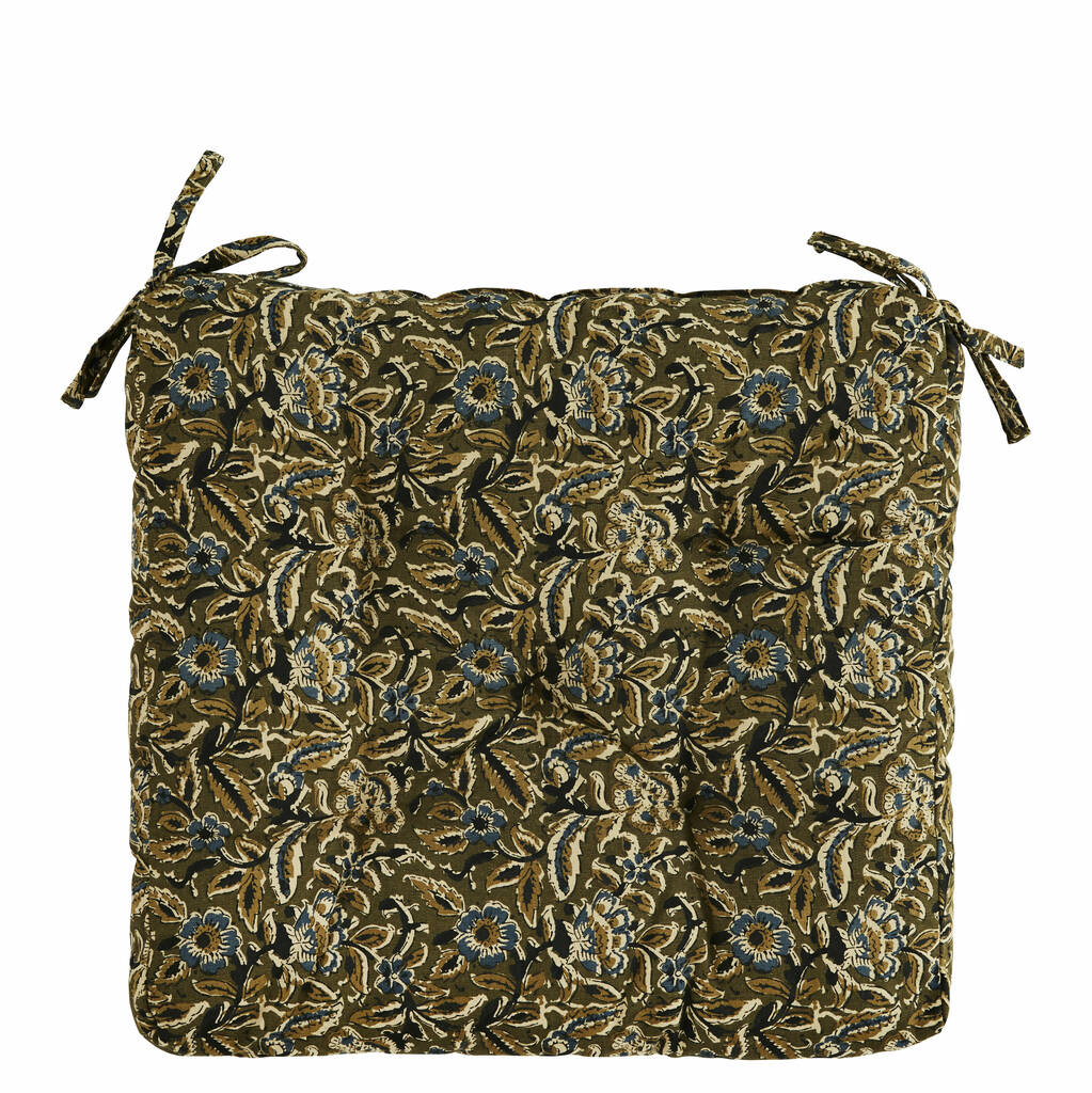cotton chair cushions by the forest & co