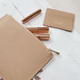Personalised Tan Leather Card Holder, thumbnail 2 of 3
