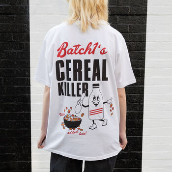 Cereal Killer Unisex Slogan T Shirt, 3 of 6
