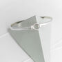 Gifts For Small Wrist Silver Bangle Bracelet, thumbnail 4 of 7