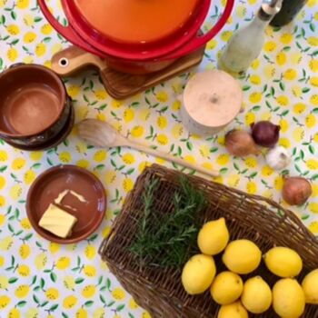Provencal Cote D'azur Tablecloth, 7 of 8