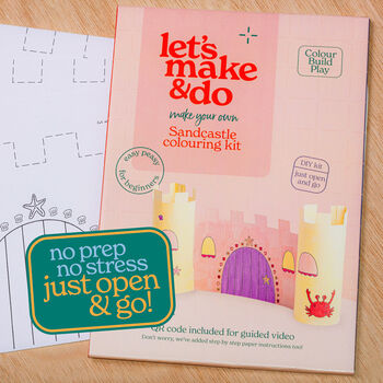Make Your Own Mermaid And Sandcastle Creative Craft Set, 10 of 11