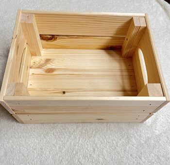 Personalised Easter Crate Name Sign Wooden Easter Box, 7 of 12