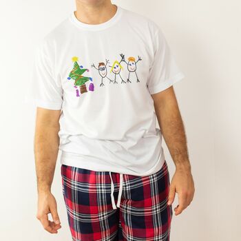 Personalised Family Matching Pj's With Child's Drawing, 9 of 12