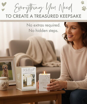 Sentimental Verse Pet Memorial Tea Light Holder, 12 of 12