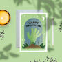 Halloween Zombie Hand Greeting Card, thumbnail 1 of 2