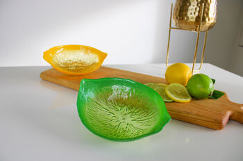Glass Bowl Lime Design, 3 of 5
