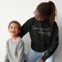 Personalised I Wear My Heart On My Sleeve Unisex Hoodie With Names On Sleeve, thumbnail 1 of 12