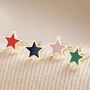 Set Of Four Colourful Enamel Star Stud Earrings, thumbnail 2 of 12