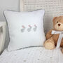 Children's Rabbit Embroidered Nursery Cushion, thumbnail 1 of 5