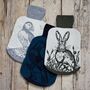 Merino Wool Toucan Hot Water Bottle, thumbnail 4 of 4