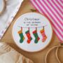 Christmas Stockings Cross Stitch Kit, thumbnail 1 of 4