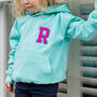 Personalised Embroidered Initial Hoodie, thumbnail 2 of 4
