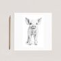 Piglet Countryside Wildlife Greeting Card, thumbnail 3 of 6