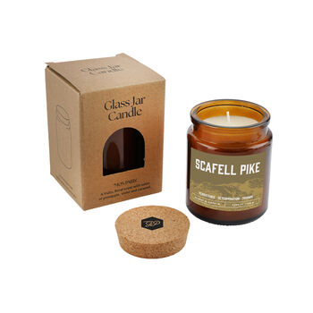 Brown Jar Candle • 'Scafell Pike” • Scented Candle • Special Gift • Hiking • Mountain • Adventure • Gift For Her • Gift For Him • Gift Box, 2 of 2