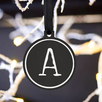 Typewriter Letter Personalised Christmas Decoration, 3 of 5
