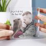 Anniversary Acrylic Standing Photograph Letterbox Gift, thumbnail 2 of 8