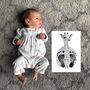 Personalised Baby Giraffe Footprint Kit, thumbnail 4 of 5