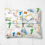 Construction Digger Wrapping Paper With Numbers, thumbnail 1 of 12