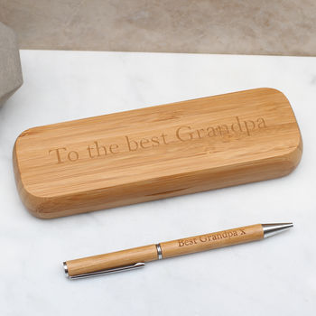 Personalised Bamboo Pen And Giftbox, 2 of 3
