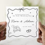 Personalised Cute Wedding Day Card, thumbnail 1 of 3