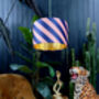 Peach Fuzz Helter Skelter Lampshades With Gold Lining, thumbnail 3 of 4