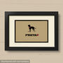 Personalised Viszla Print For One Or Two Dogs, thumbnail 5 of 12