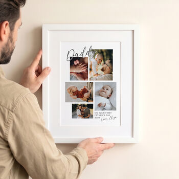 Personalised Father's Day Multi Photo Print, 5 of 6