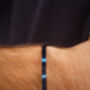 Navy Personalised Cuff Bracelet, thumbnail 2 of 3