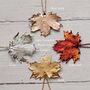 Canadian Maple Real Leaf Necklace, thumbnail 3 of 12