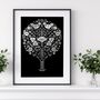 Family Tree Foil Print, thumbnail 4 of 10