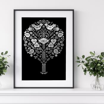 Family Tree Foil Print, 4 of 10