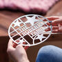 Personalised Stainless Steel Family Star Trivet Stand, thumbnail 3 of 4
