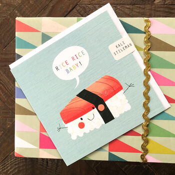 Rice Rice Baby Sushi Card, 3 of 4