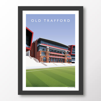 Old Trafford Cricket Poster, 7 of 7